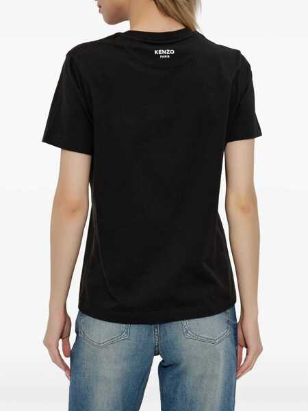 Tricouri Kenzo Boke Flower Pin T-Shirt BLACK Femei (BM 16974310) 4