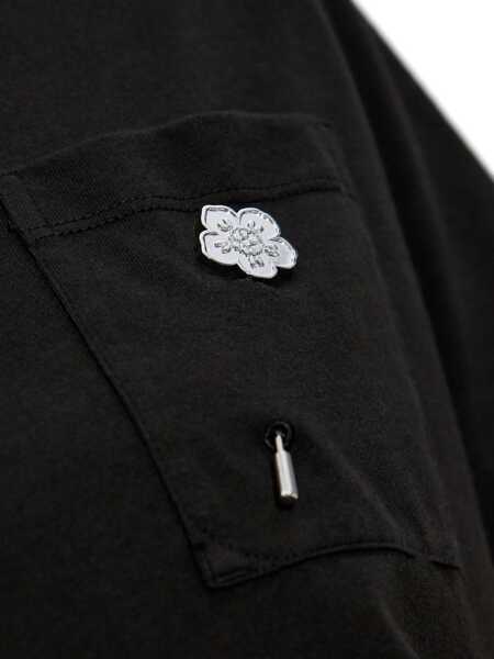 Tricouri Kenzo Boke Flower Pin T-Shirt BLACK Femei (BM 16974310) 5