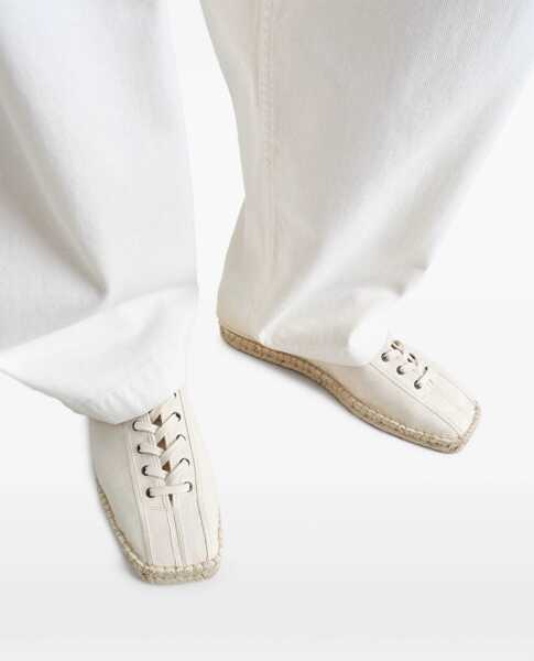 Espadrile LEMAIRE Espadrille Linoleum WHITE Barbati (BM 16974322) 5