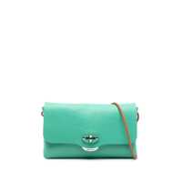 Genti mini Zanellato Turquoise 'Small' Leather Clutch Femei