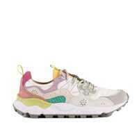 Sneakers Flower Mountain Yamano 3 Light Lilac And White Suede And Nylon Sneakers Femei