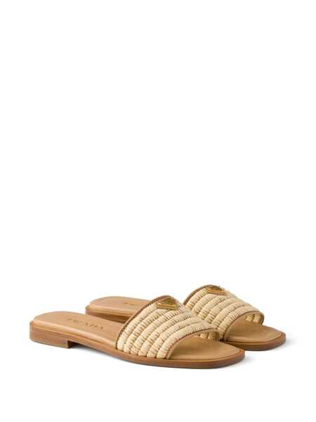 Sandale Prada Prada Slippers BEIGE O TAN Femei (BM 16976475) 2