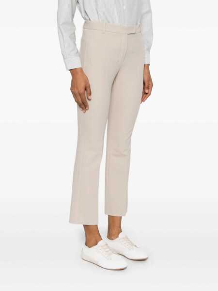 Pantaloni casual Max Mara S Max Mara Trousers Beige Femei (BM 16977051) 3