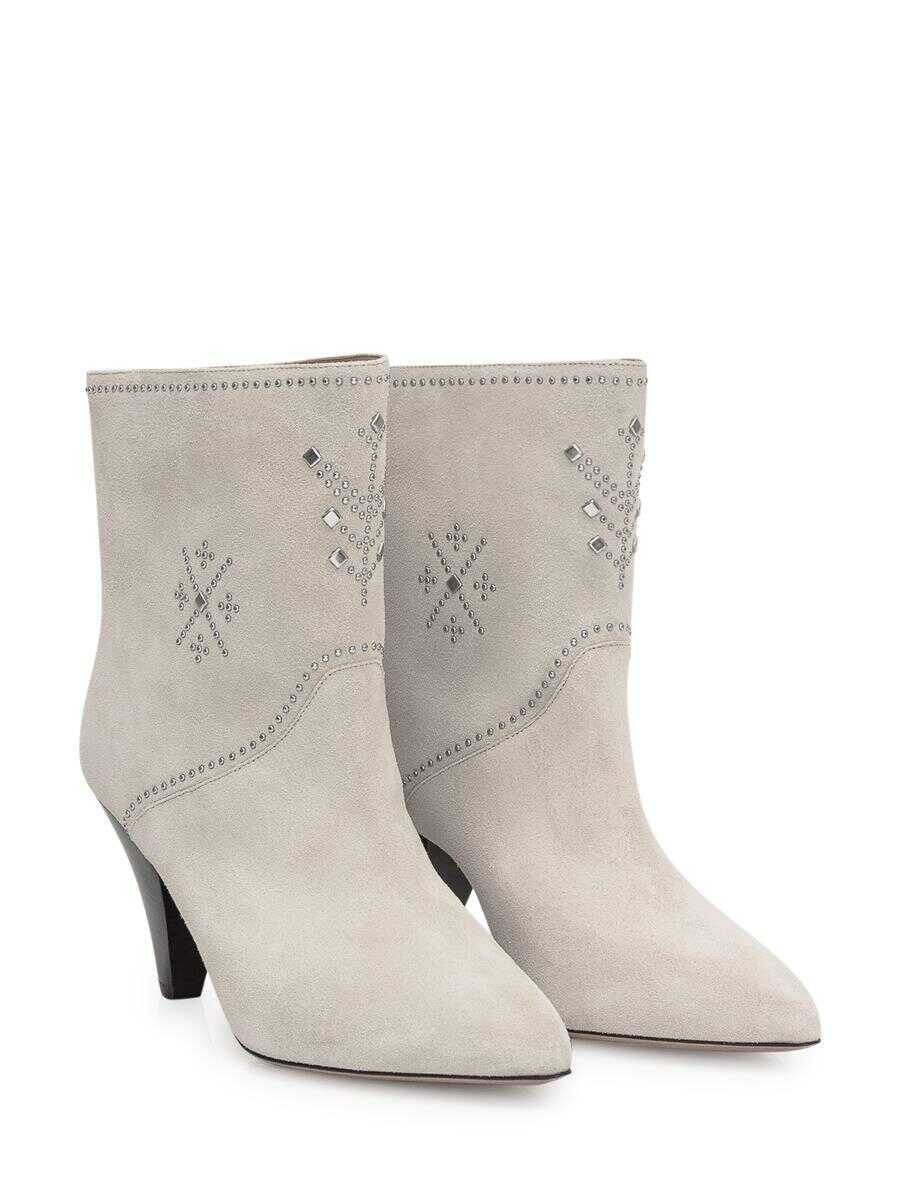 Bocanci Isabel Marant Isabel Marant Loline Boots Beige Femei (BM 16977285) 2