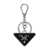 Prada Prada Logo Keyring Black