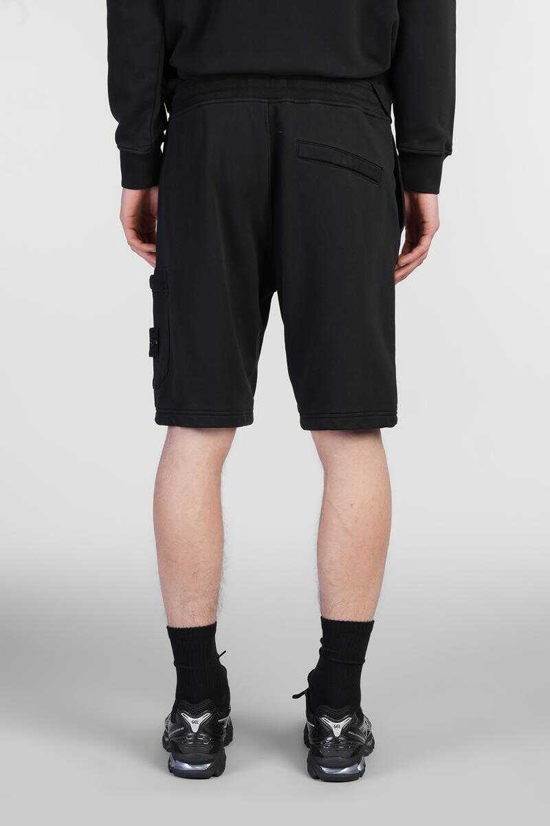 Pantaloni Stone Island Stone Island Shorts Black Barbati (BM 16977837) 3