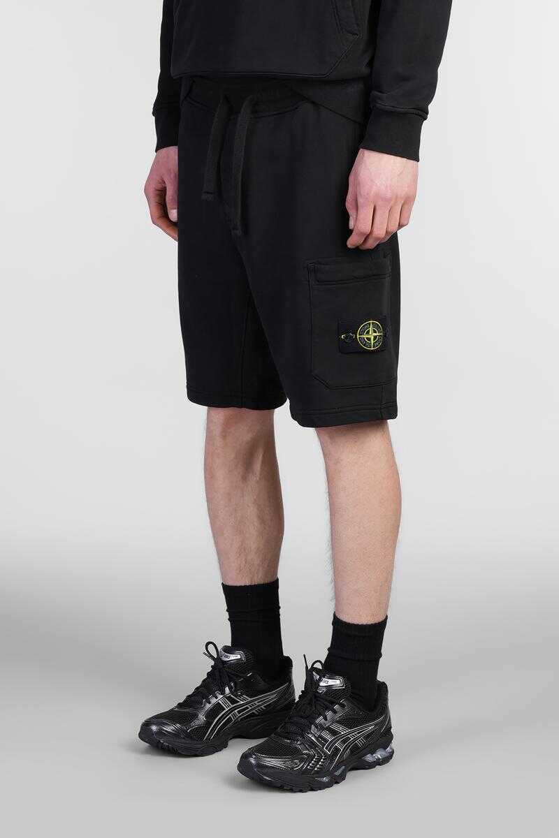 Pantaloni Stone Island Stone Island Shorts Black Barbati (BM 16977837) 4