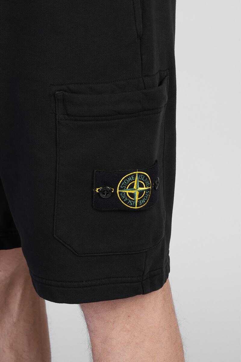 Pantaloni Stone Island Stone Island Shorts Black Barbati (BM 16977837) 5