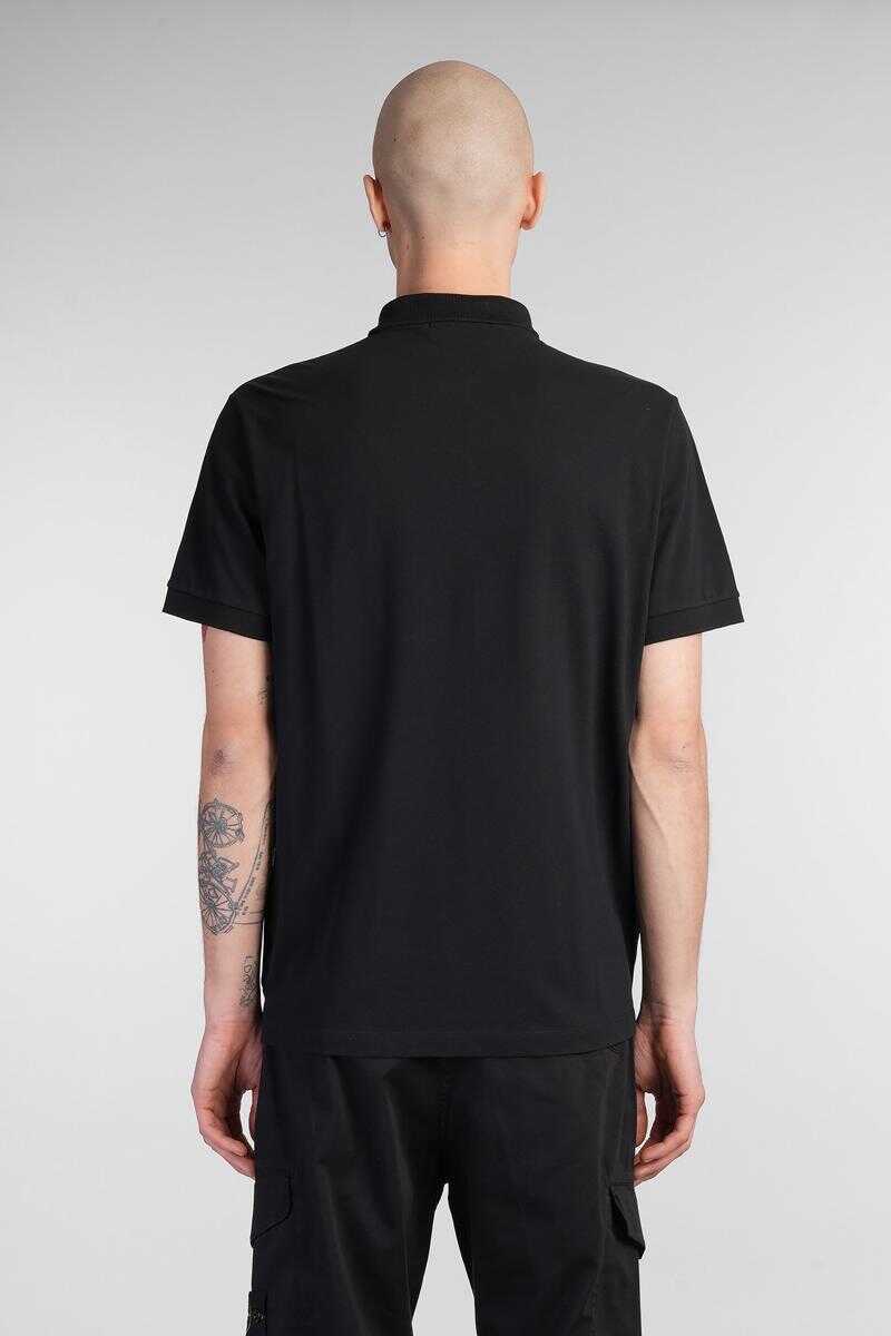 Tricouri Polo Stone Island Stone Island Polo Black Barbati (BM 16977849) 3