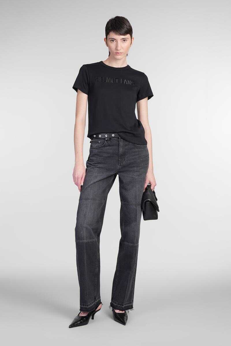 Tricouri HELMUT LANG Helmut Lang T-Shirt Black Femei (BM 16977900) 2
