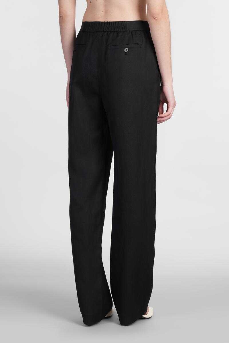 Pantaloni casual Loulou Studio Loulou Studio Takaroa Pants Black Femei (BM 16978029) 3