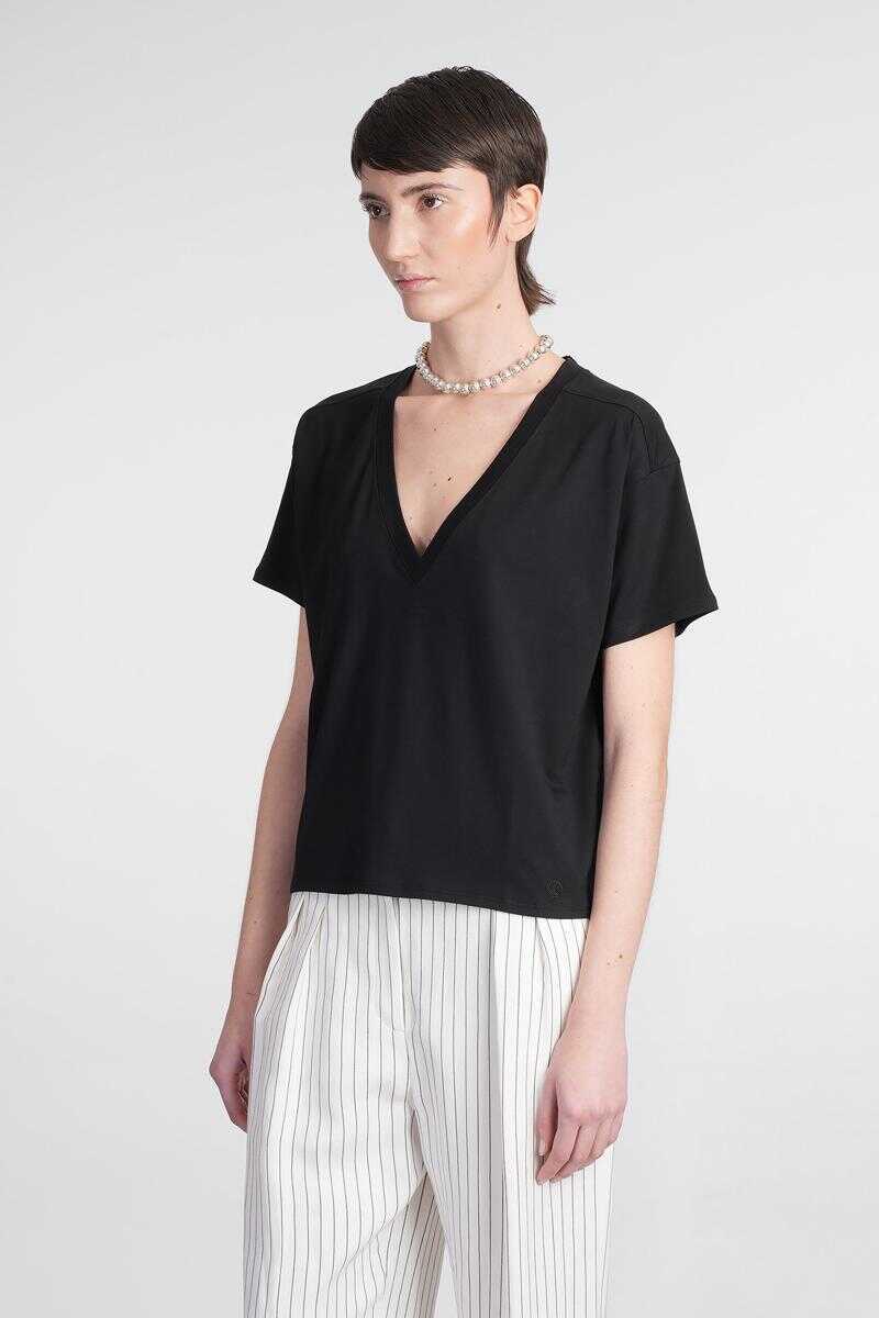 Tricouri Loulou Studio Loulou Studio Faaa T-Shirt Black Femei (BM 16978056) 4