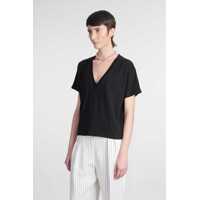 Tricouri Loulou Studio Dama - Tricouri Loulou Studio Loulou Studio Faaa T-Shirt Black Femei (BM 16978056) - B-mall.ro