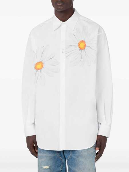 Camasi Moschino Moschino Margherite Shirt WHITE Barbati (BM 16980603) 2
