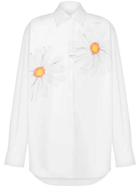 Camasi Moschino Moschino Margherite Shirt WHITE Barbati (BM 16980603) 1