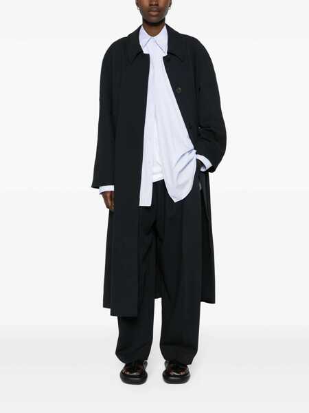 Pantaloni casual STUDIO NICHOLSON Studio Nicholson Trousers BLUE Femei (BM 16980909) 2