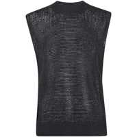Geci Roberto Collina Slipover Waistcoat Round Neck Sleeveless Clothing Femei