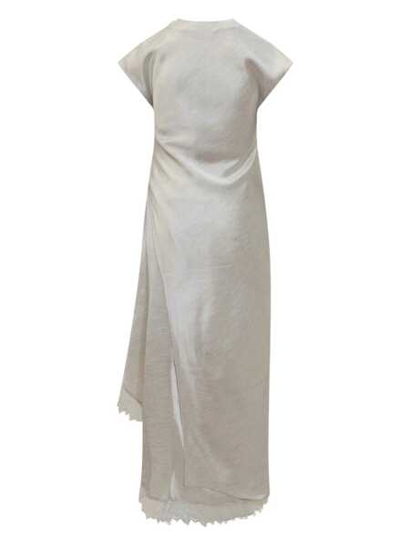 Rochii JW Anderson JW Anderson Asymmetric Layered Maxi Dress WHITE Femei (BM 16982283) 2