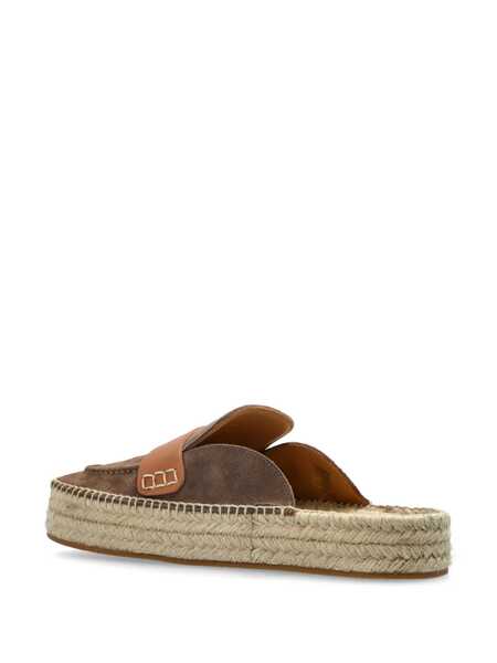 Mocasini JW Anderson JW Anderson Suede Espadrilles Brown Femei (BM 16984206) 3