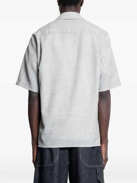 Camasi STUDIO NICHOLSON Studio Nicholson Shirts GREY Barbati (BM 16984677) 4