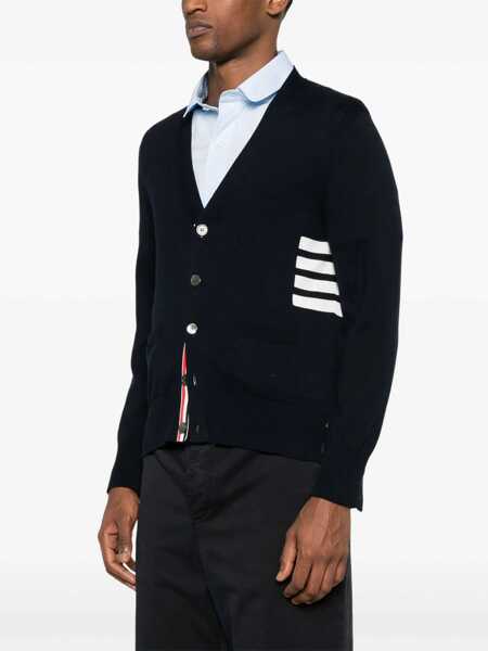 Cardigane Thom Browne Thom Browne Knitwear BLUE Barbati (BM 16984785) 3