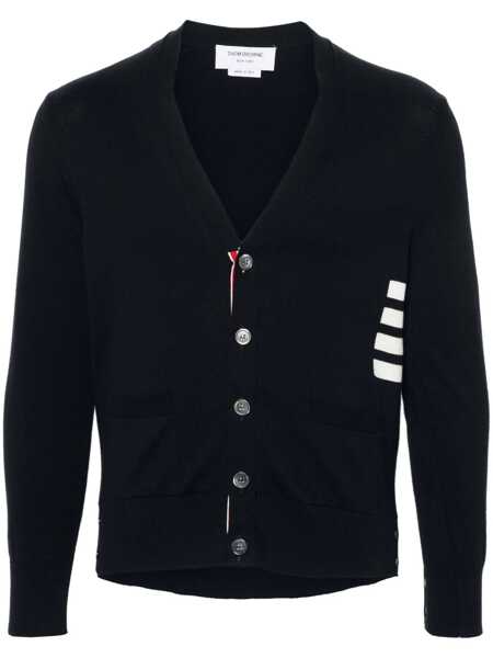 Cardigane Thom Browne Thom Browne Knitwear BLUE Barbati (BM 16984785) 1