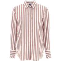 Camasi Fay Striped Shirt In Cotton Blend Femei