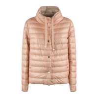 Geci de iarna Herno Pink And Beige Reversible Short Down Jacket Femei