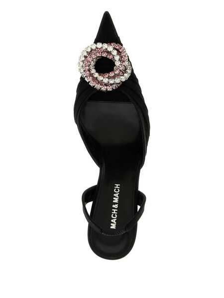 Pantofi cu toc MACH & MACH Mach & Mach Galaxy Slingback Black Femei (BM 16985934) 4