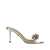 MACH & MACH Mach & Mach 'Stud Bow' Sandals SILVER