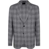 Geci Zegna Wool And Linen Jacket Clothing Barbati