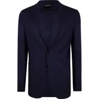 Geci Zegna Wool And Linen Jacket Clothing Barbati