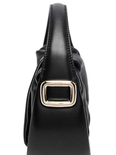 Genti de mana Roger Vivier Roger Vivier Viv Choc Royale Mini Hobo Bag Black Femei (BM 16986015) 4