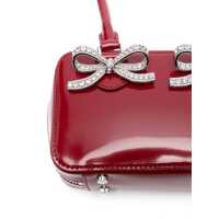 Genti de umar Self-Portrait Dama - Genti de umar Self-Portrait Self-Portrait Burgundy Leather Shoulder Bag RED Femei (BM 16986219) - B-mall.ro