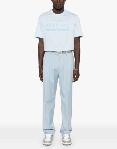 Tricouri Versace T-Shirt With Logo AZURE Barbati (BM 16988389) 2