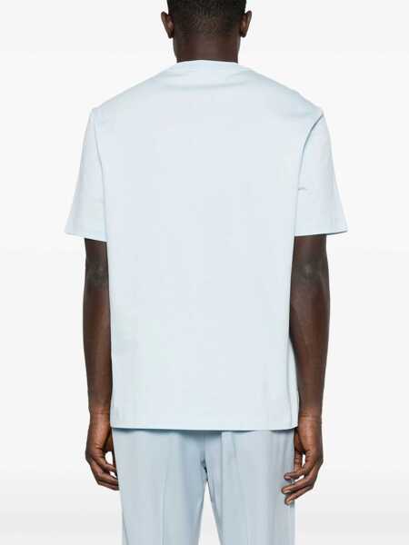 Tricouri Versace T-Shirt With Logo AZURE Barbati (BM 16988389) 3