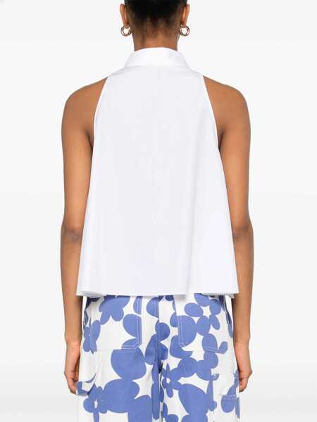 Bluze Marni Sleeveless Shirt WHITE Femei (BM 16988413) 4