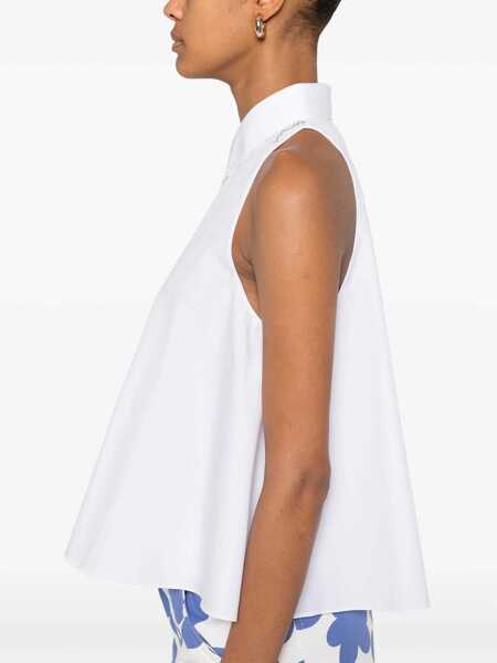 Bluze Marni Sleeveless Shirt WHITE Femei (BM 16988413) 5