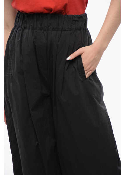 Pantaloni casual Woolrich Popeline Cotton Cropped Fit Pants Black Femei (BM 16988554) 3