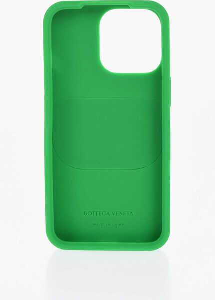 Huse mobil & tablete Bottega Veneta Braided Iphone 13 Pro Cover With With Airpods Holder Green Barbati (BM 16988734) 2