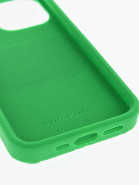 Huse mobil & tablete Bottega Veneta Braided Iphone 13 Pro Cover With With Airpods Holder Green Barbati (BM 16988734) 3