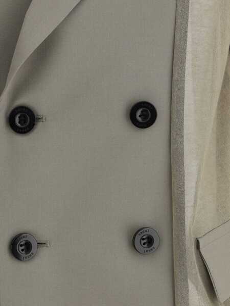 Sacouri Sacai Semi-transparent  Blazer Jacket TAUPE Femei (BM 16988881) 3
