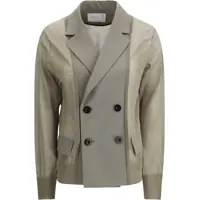 Sacouri Semi-transparent Blazer Jacket Femei