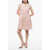 Woolrich Popeline Cotton Sleeveless Dress Pink