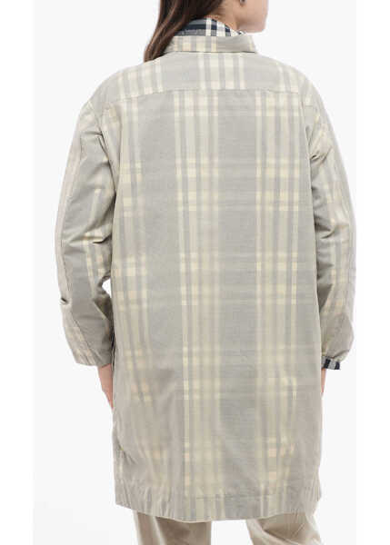 Paltoane Woolrich Tartan Peony Coat With Hidden Hood Beige Femei (BM 16989124) 2