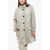 Woolrich Tartan Peony Coat With Hidden Hood Beige