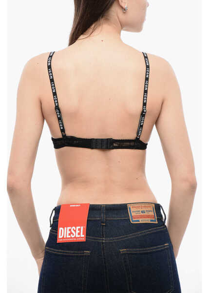 Sutiene DSQUARED2 Icon Laced Bra With Logoed Straps Black Femei (BM 16989145) 2