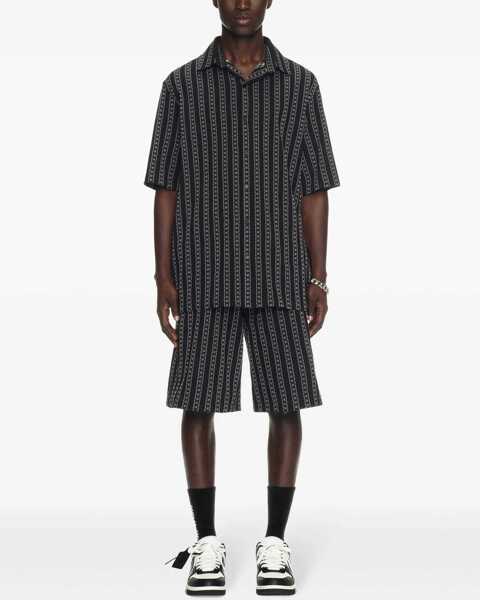 Camasi casual Off-White Bowling Shirt With Embroidered Arrow Black Barbati (BM 16989157) 2