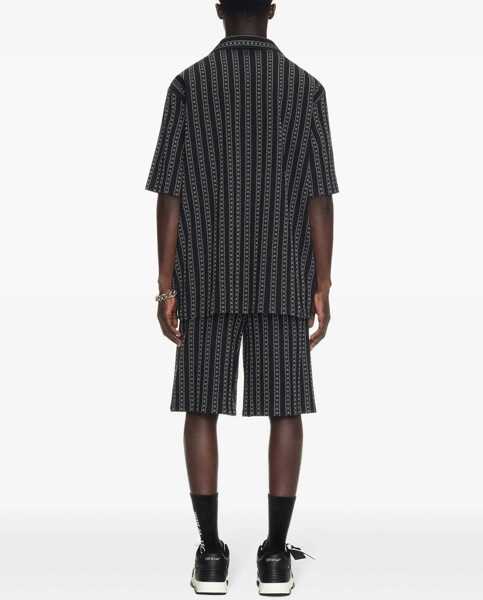 Camasi casual Off-White Bowling Shirt With Embroidered Arrow Black Barbati (BM 16989157) 4