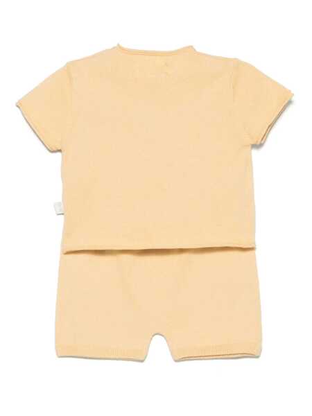 Salopete TEDDY & MINOU SET Gold Baieti (BM 16989207) 2